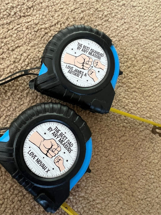 Fathers Day Tape Measure with personalised message
