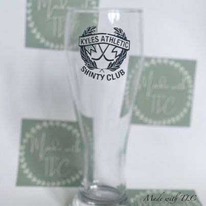 Kyles Athletic Shinty Club Pint Glass