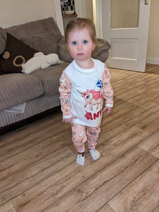 Personalised Unicorn Pyjamas