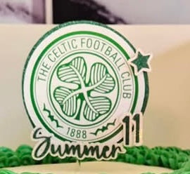 Football themed Birthday Cake Topper