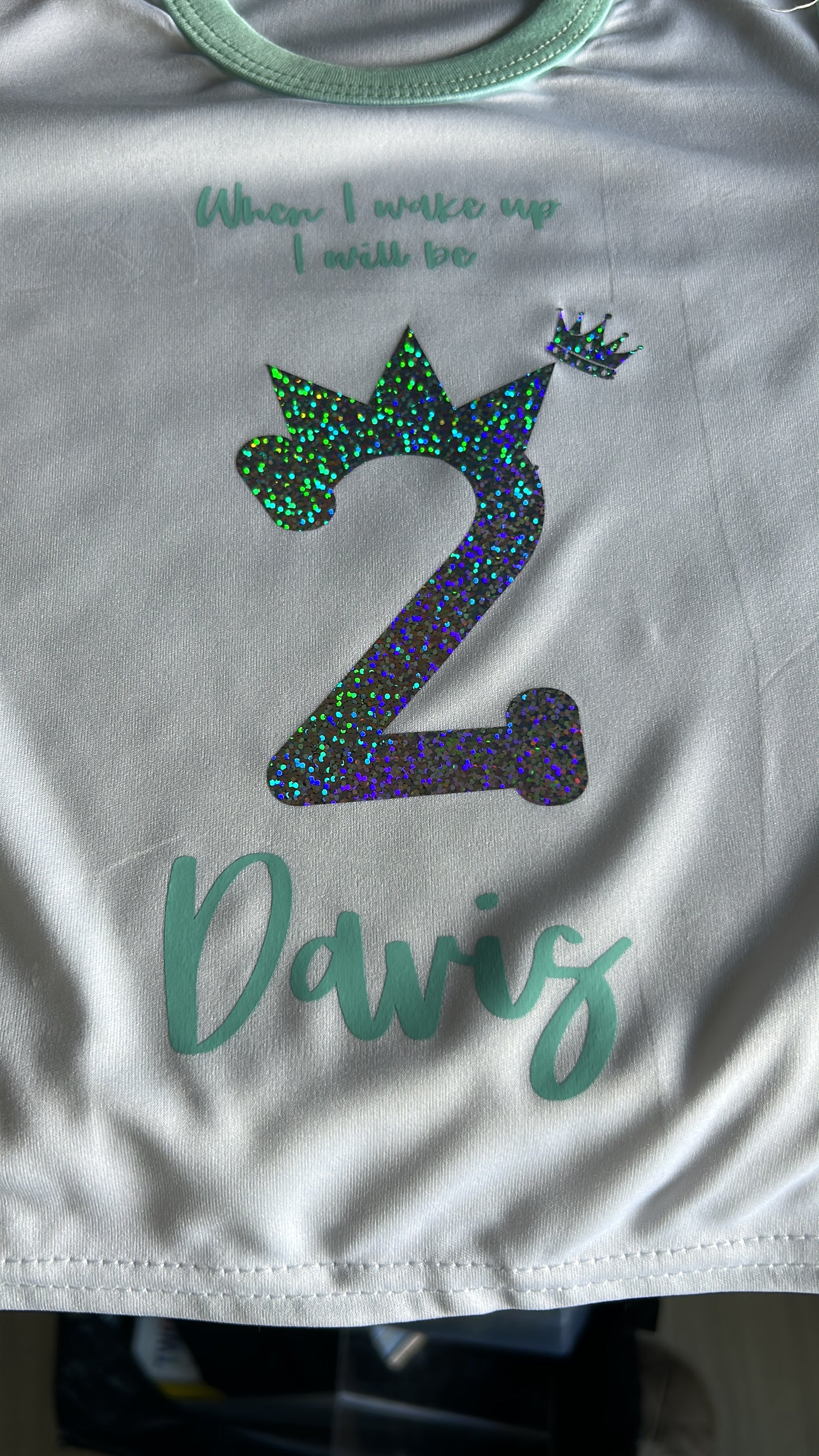 Personalised Birthday Dinosaur Pyjamas