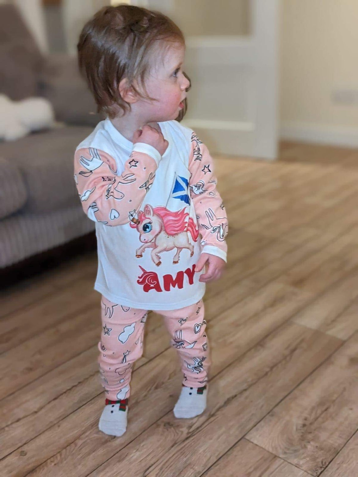 Personalised Unicorn Pyjamas