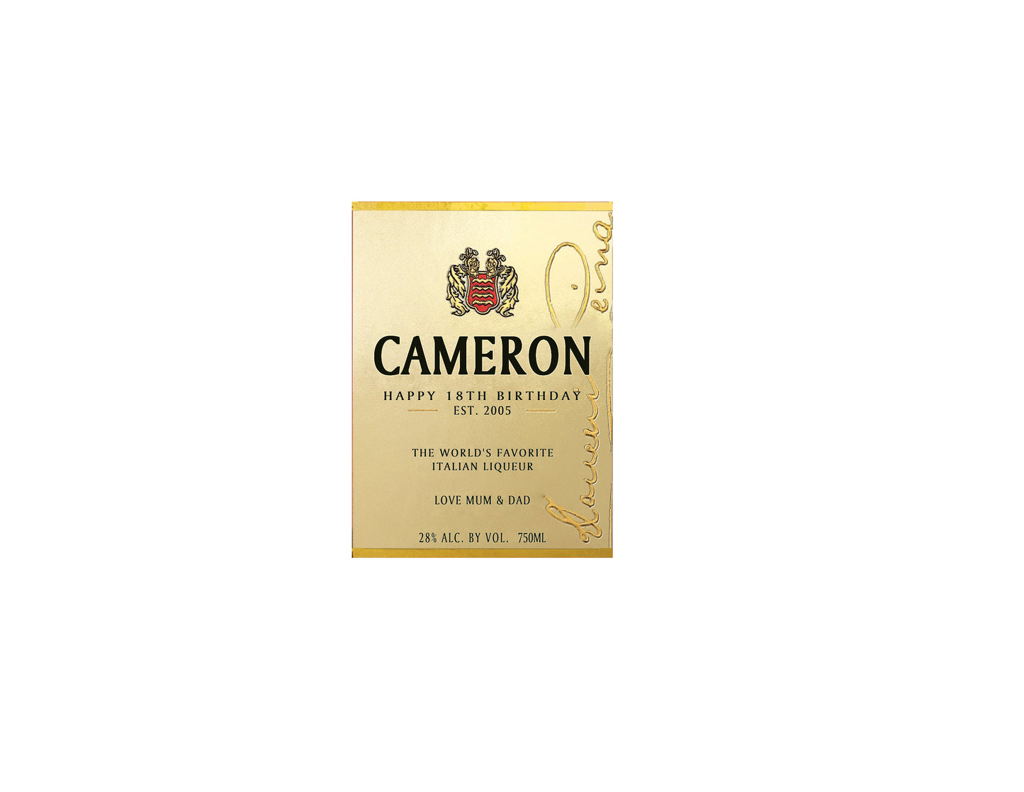 Personalised Wine Label