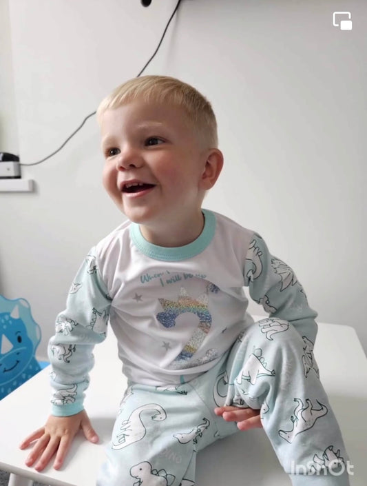 Personalised Birthday Dinosaur Pyjamas