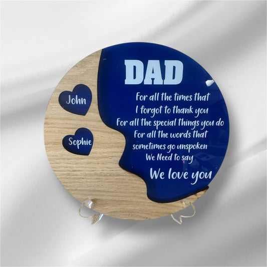 Fathers Day Plaques