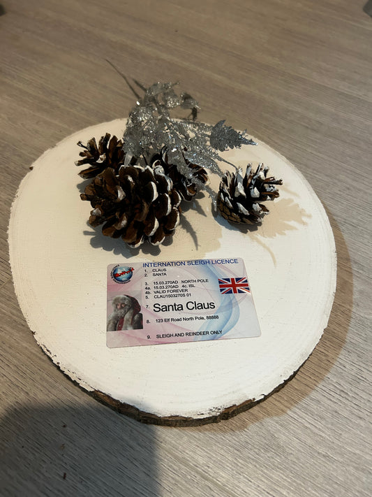 Santa Claus’s Driving Licence
