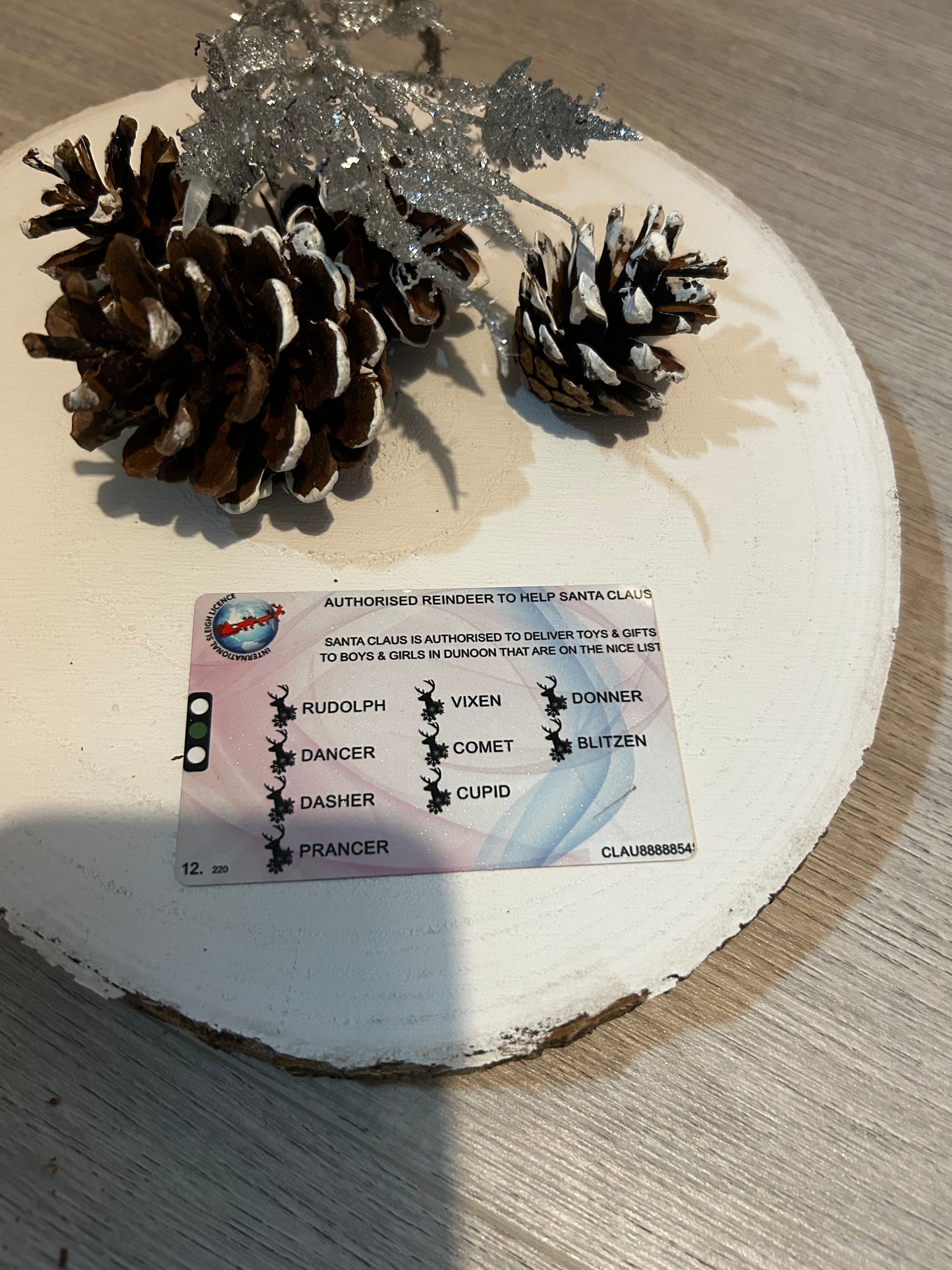 Santa Claus’s Driving Licence