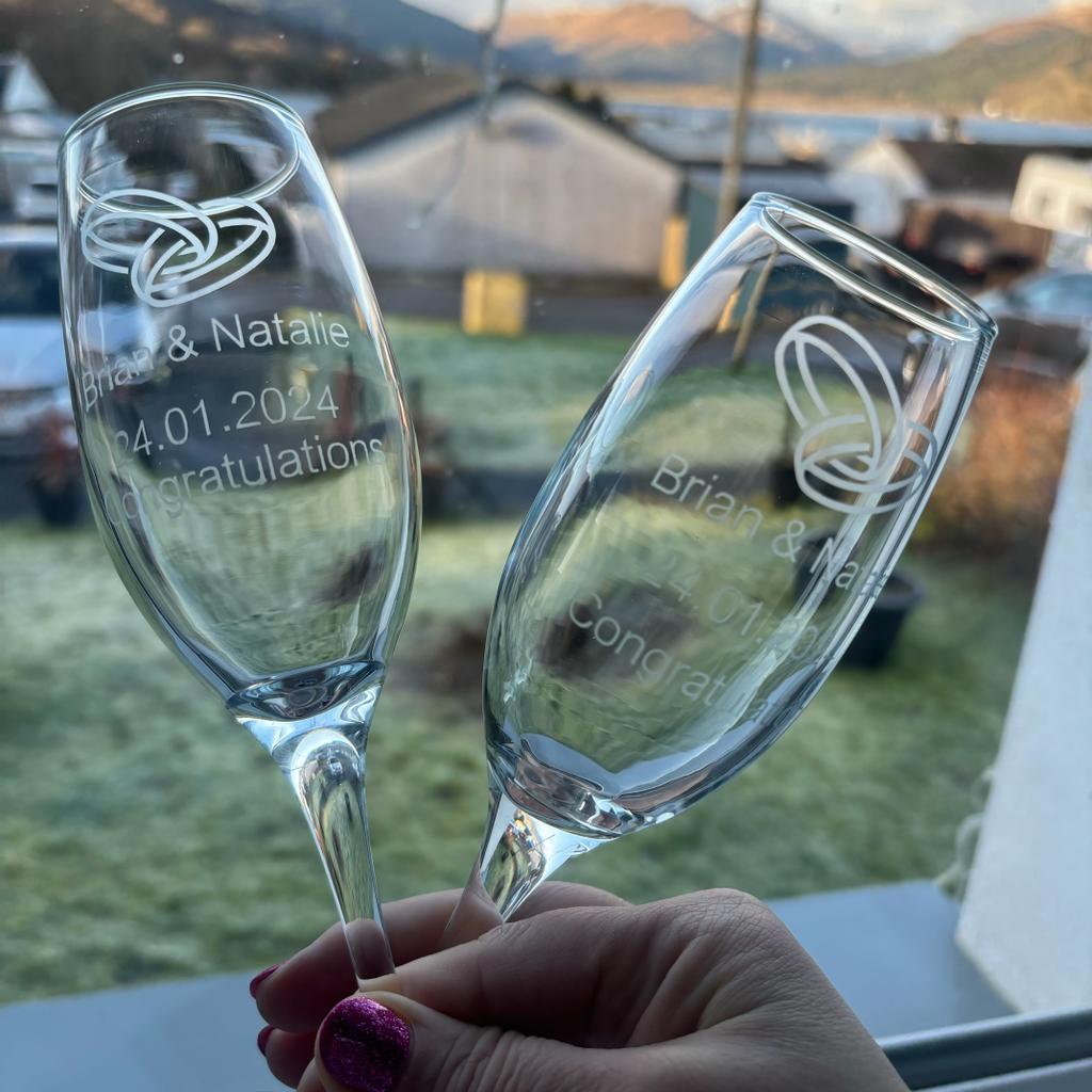 Pair of Champagne Flutes