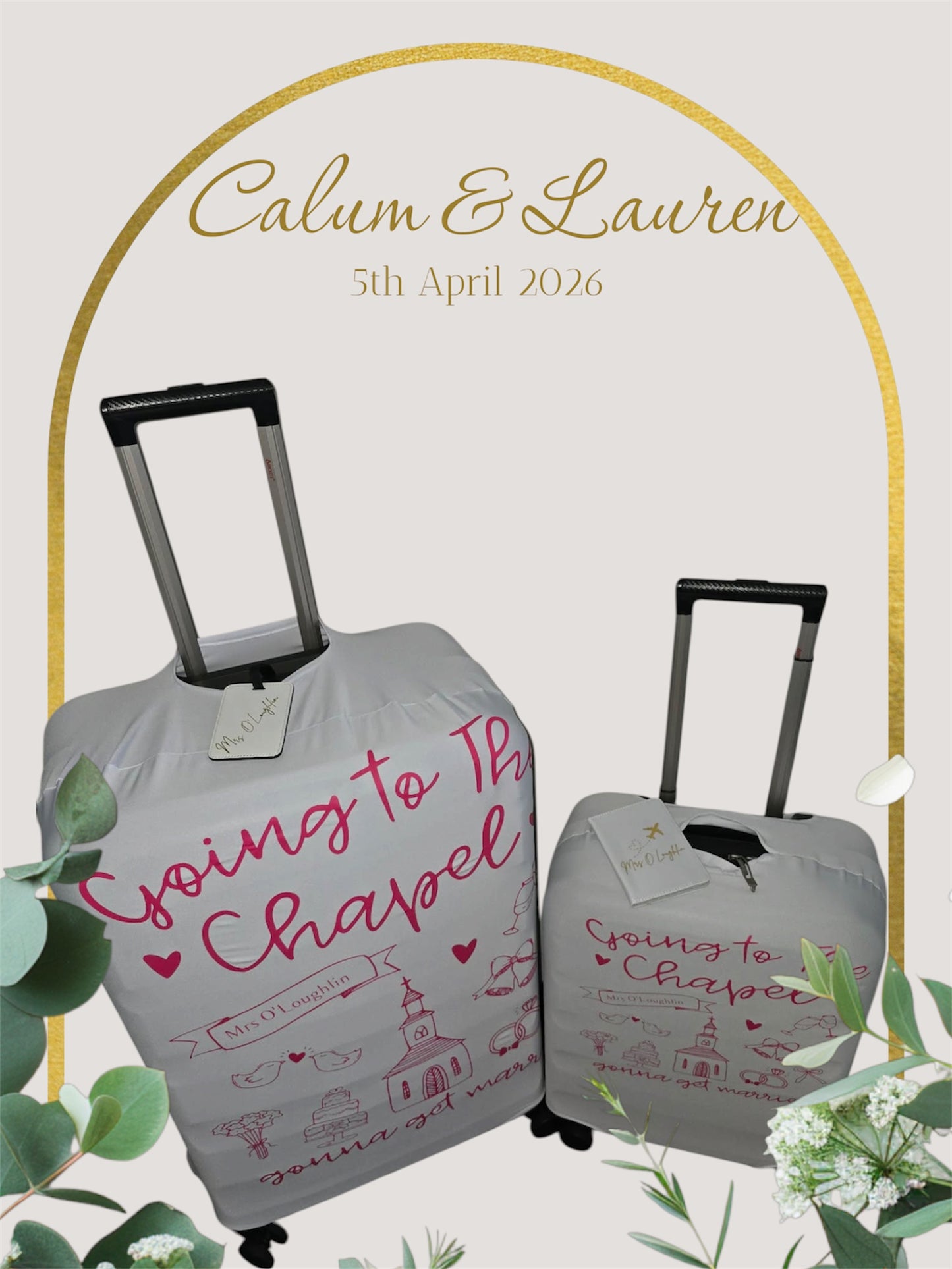 Personalised Suitcase Covers
