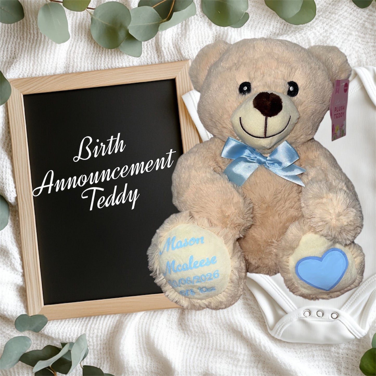Birth Announcement Teddy