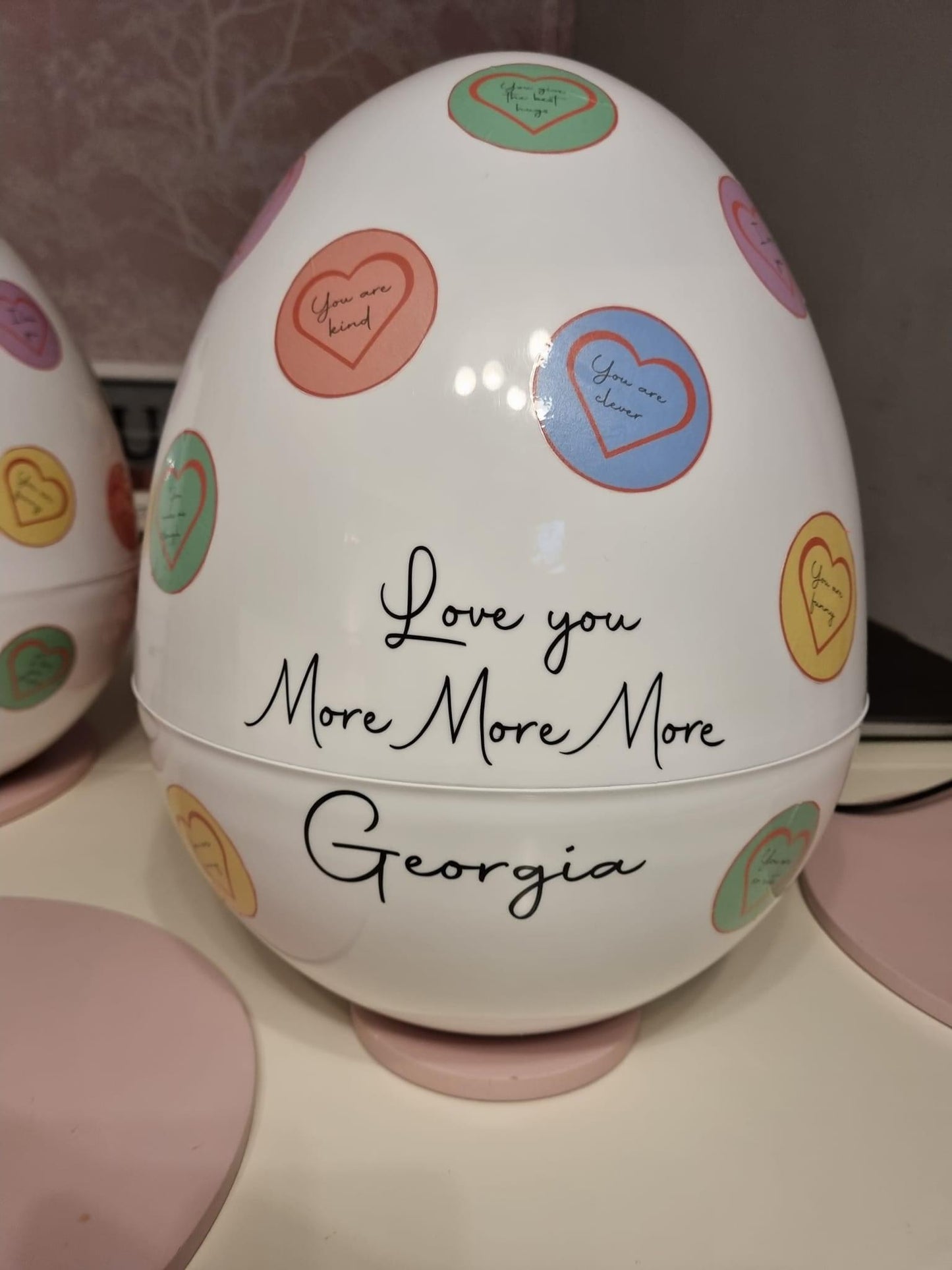 Giant Personalised Easter Eggs