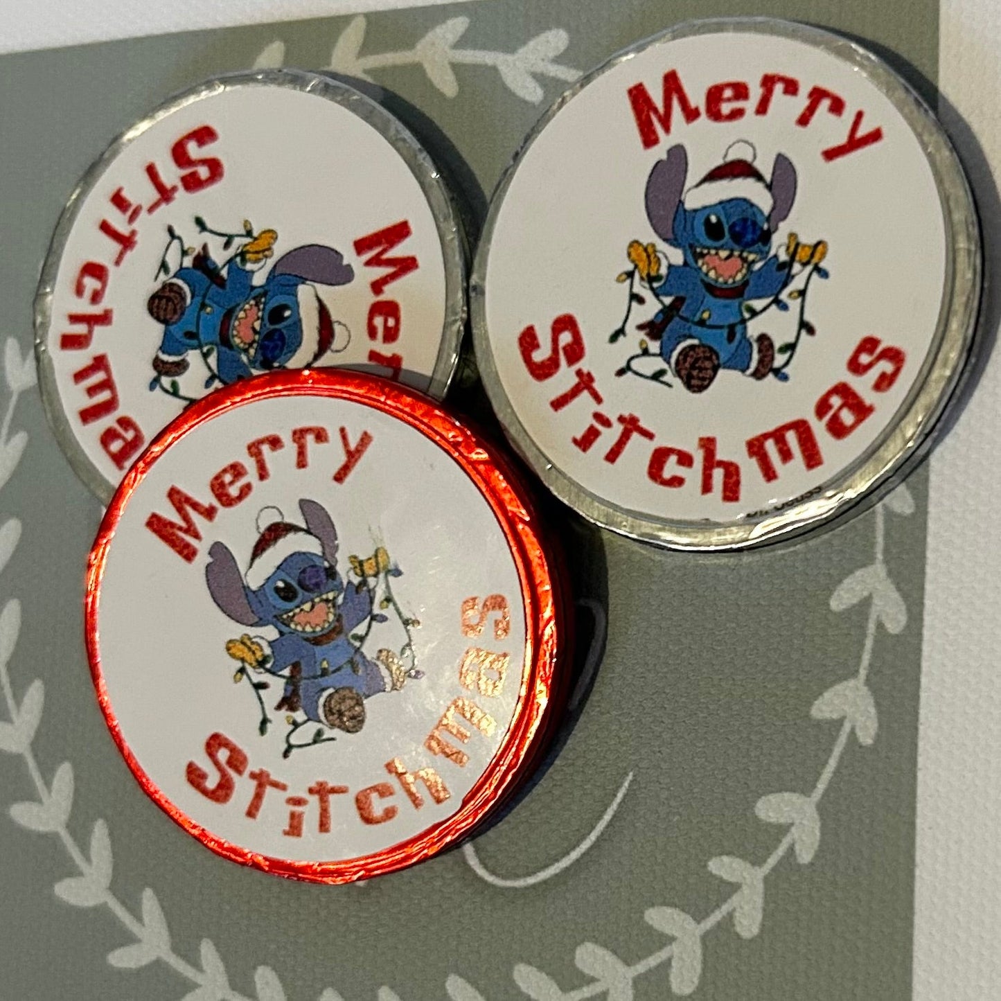 Personalised Chocolate Labels for Chocolate Coins
