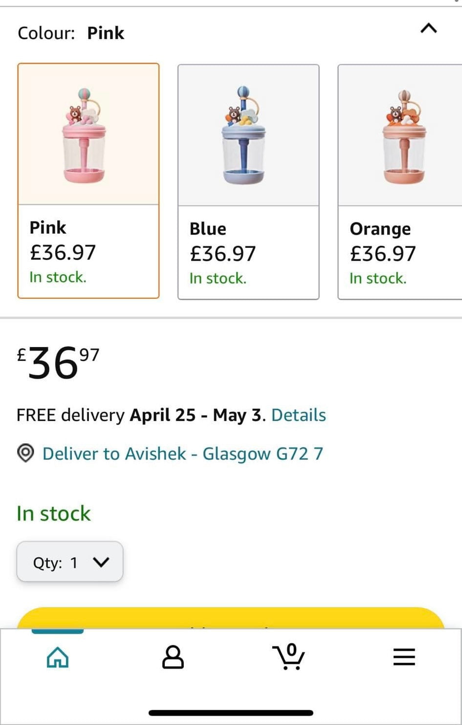 Rainbow Bear Cups