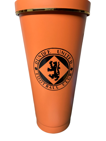 Double Walled Gold Trim Tumbler