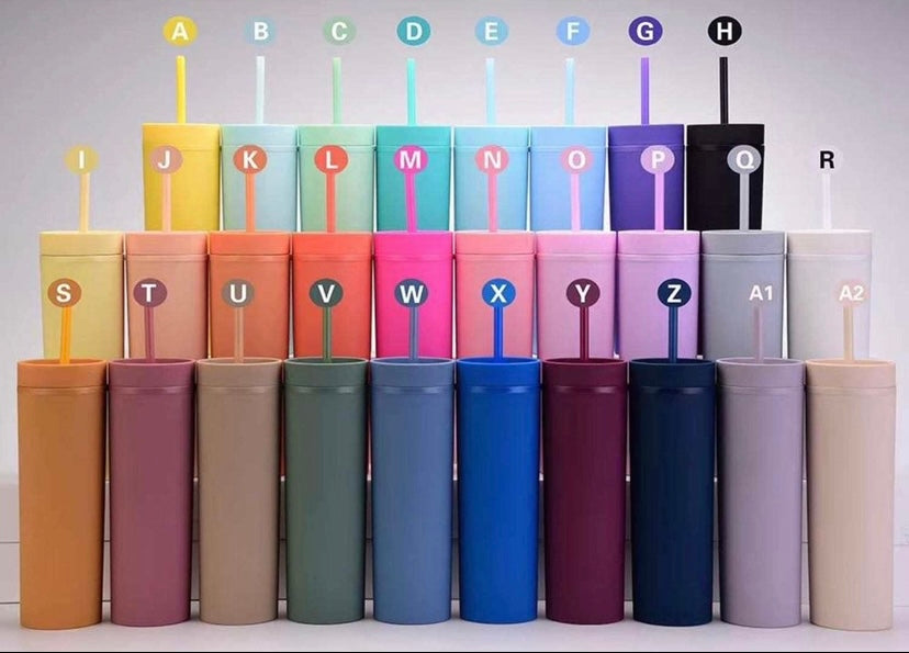 Double walled acrylic tumbler