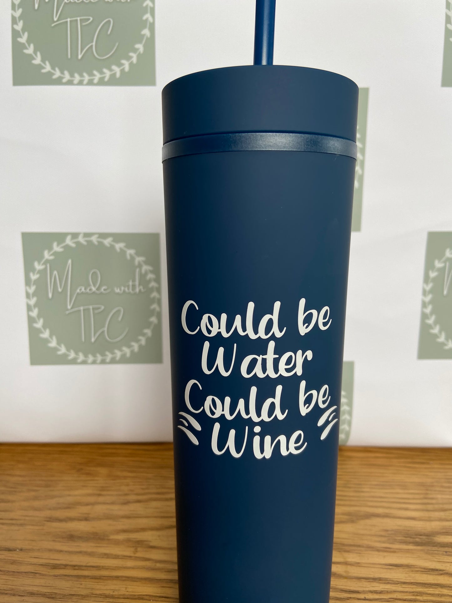 Double walled acrylic tumbler