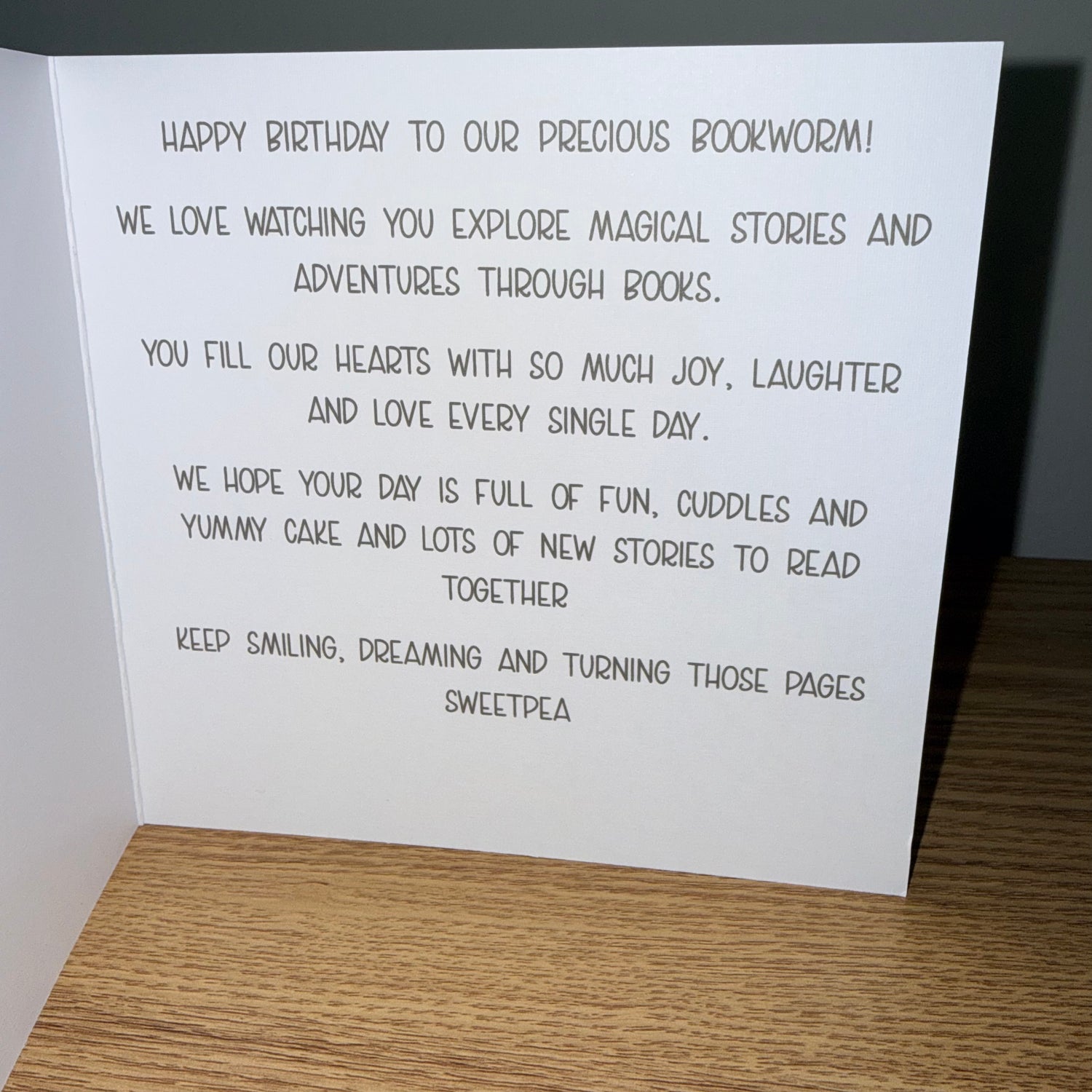 Personalised Birthday Card