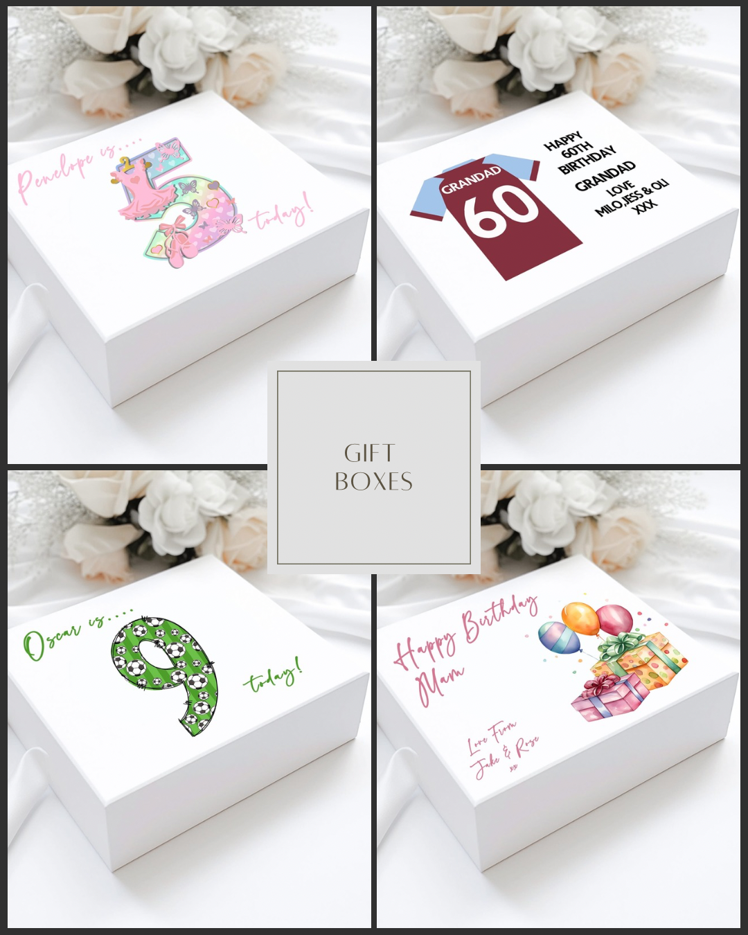 Personalised Gift Boxes & Gift Bags
