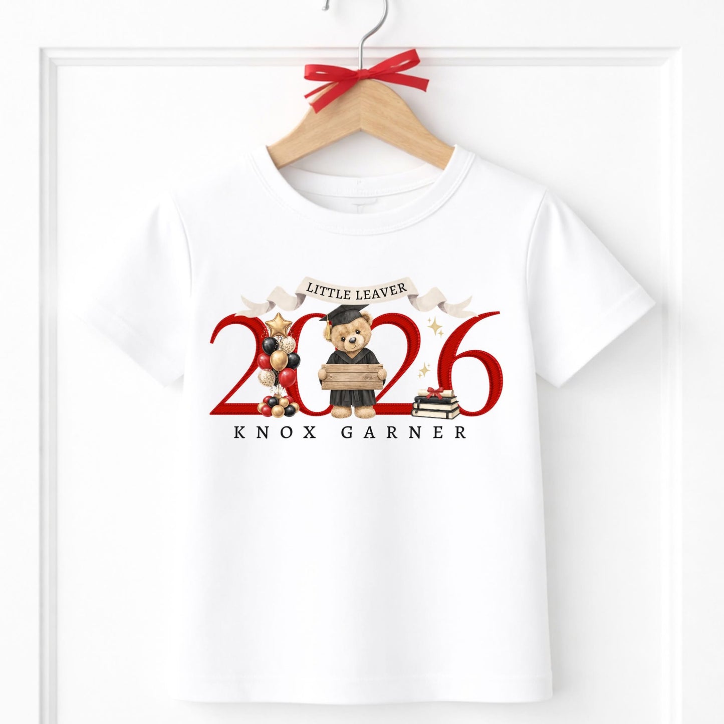 Nursery Graduate 2026 T Shirt- Red